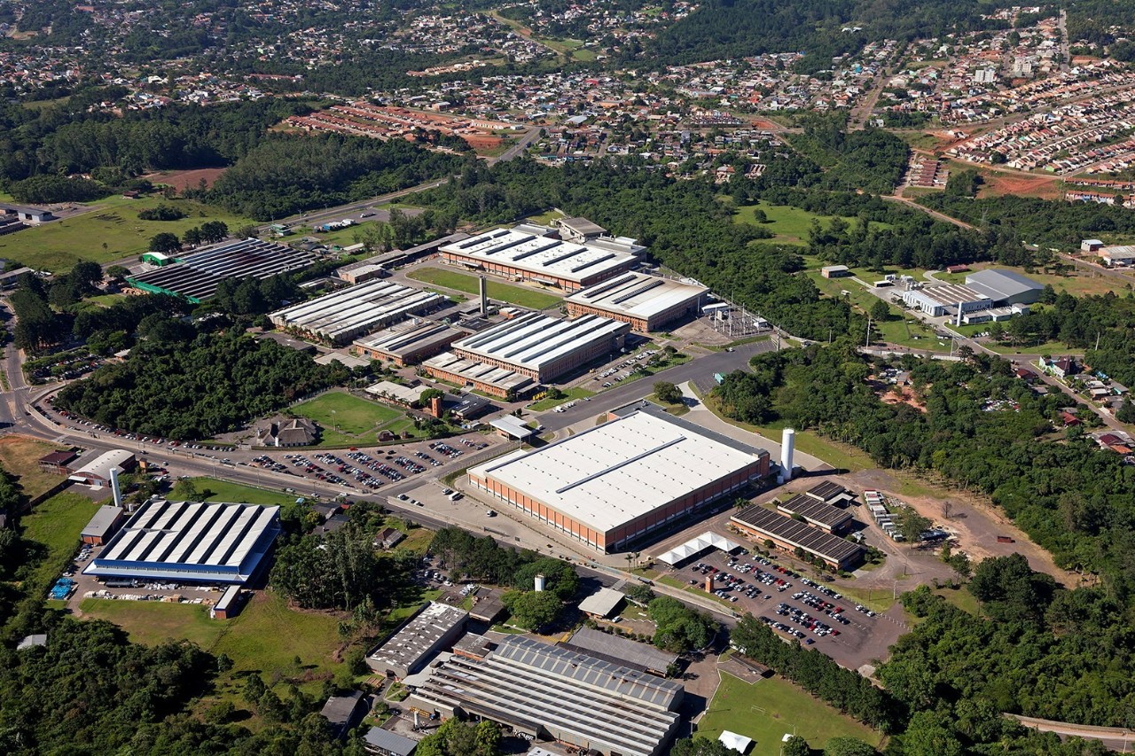 Aerial view of the STIHL Brazil site